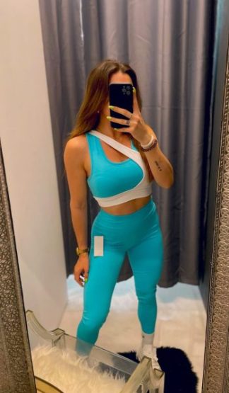 LEGGINGS LYCRA TURQUESA