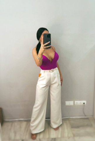 PANTALON DE VESTIR BLANCO