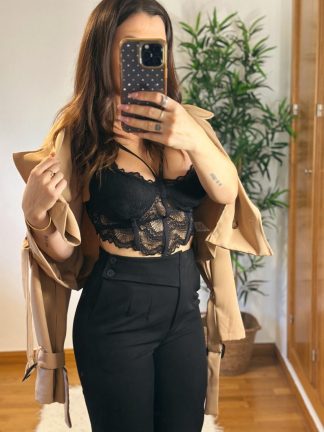 PANTALON NEGRO PINZA