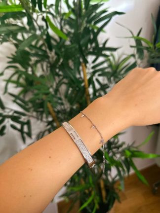 PULSERA CRUCES ACERO